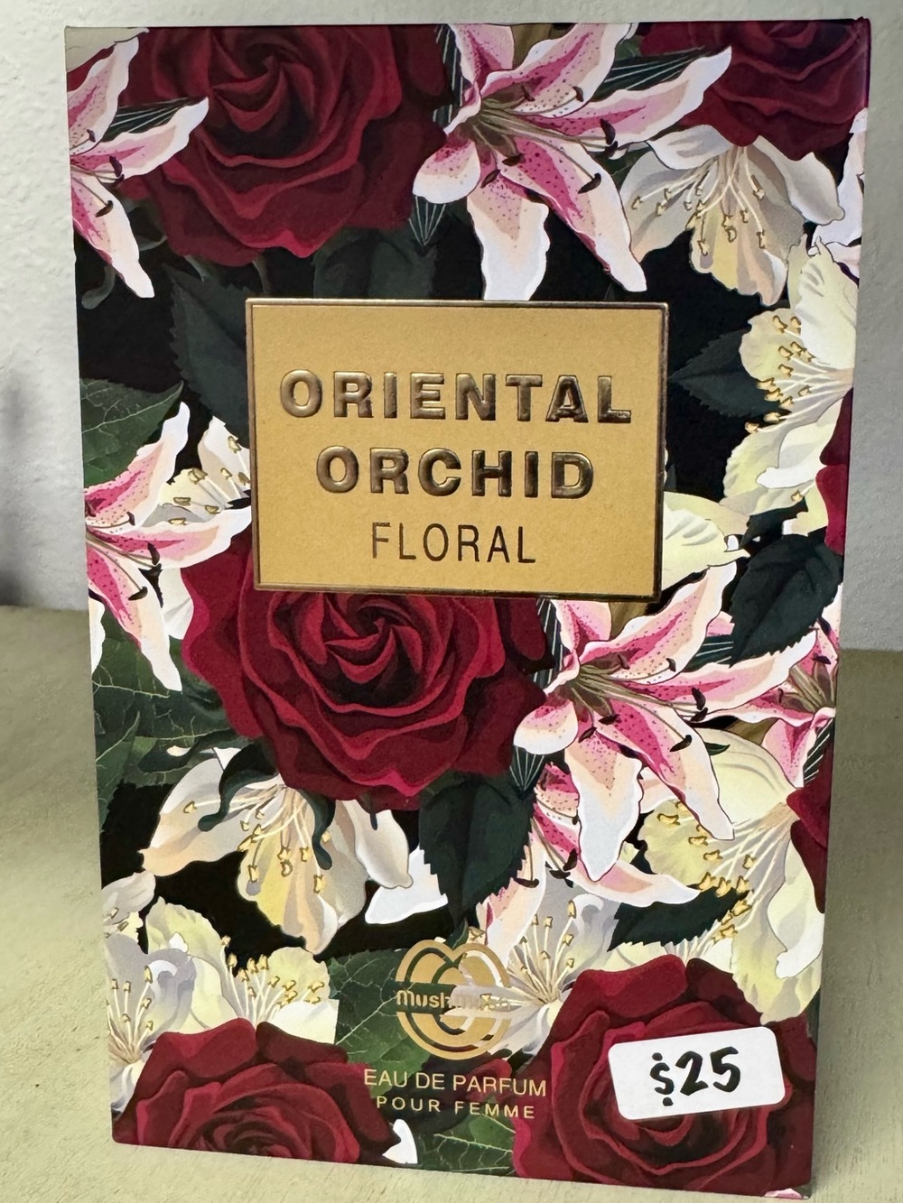Oriental Orchid Floral Eau de Parfum - Floral (Red, Pink, White, Green, Gold)